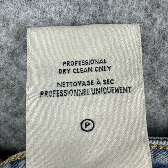 Alice + Olivia Route 66 Patchwork Mini Skirt Womens 26 Blue Denim High Rise Boho - Picture 12 of 12